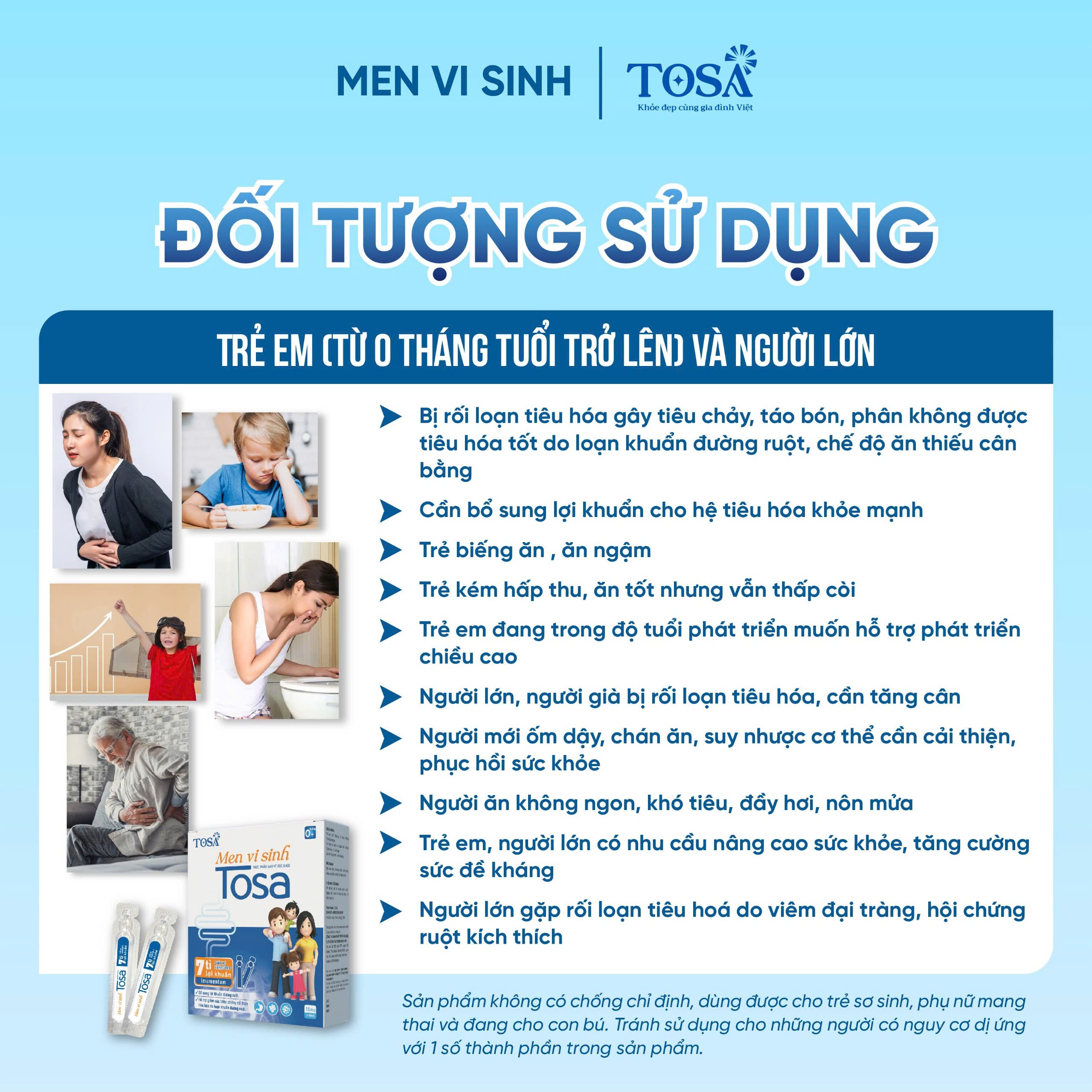 Đối tượng sử dụng men vi sinh